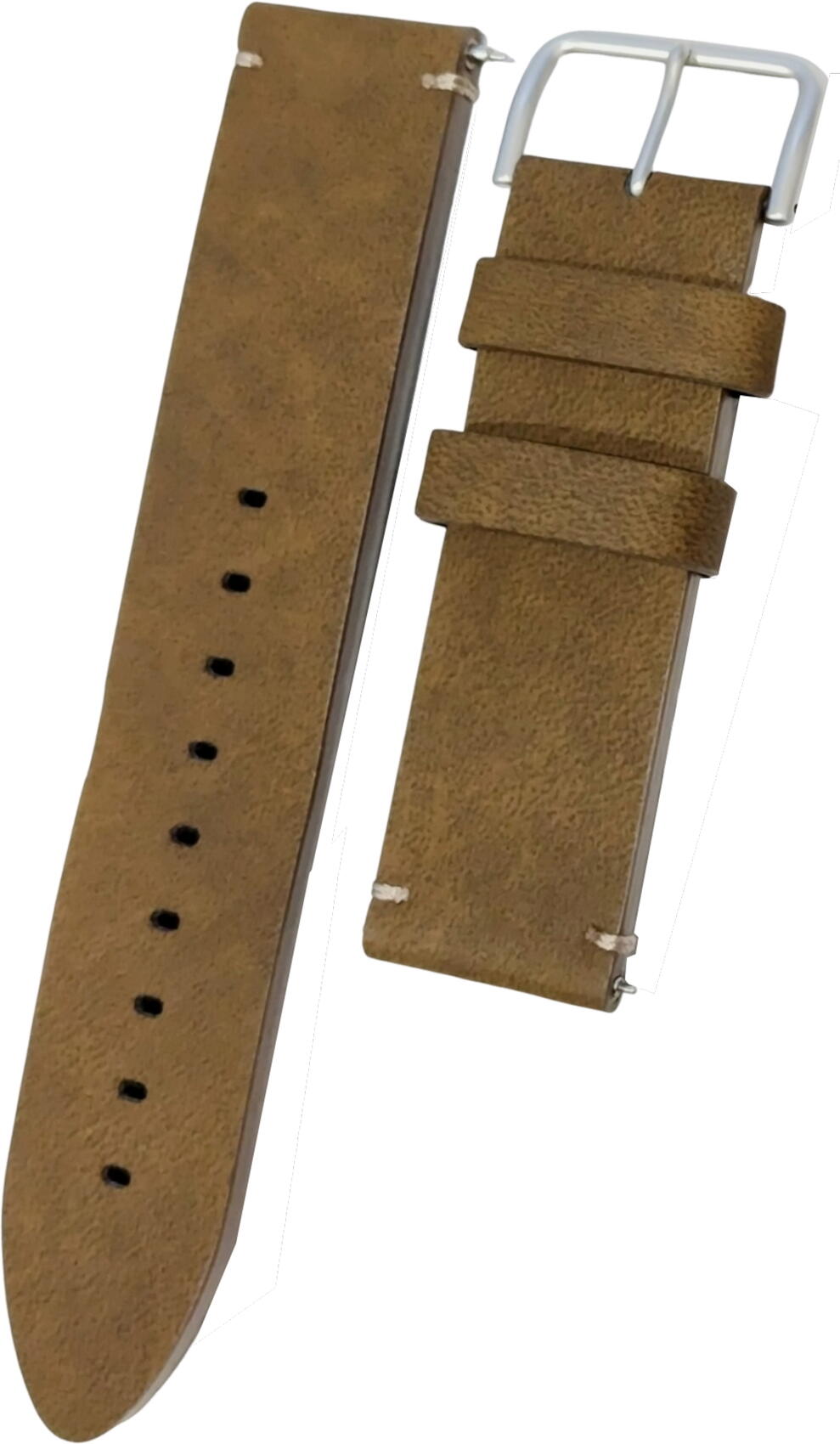 PRG-600,PRG-600Y,PRG-600YL,PRG-600YL用バンド（ベルト） ※材質：皮革 ※色：ブラウン ※ラグ幅：24mm ※美錠：シルバー ※パイプとバネ棒は付いています。 ※PRG-650,PRW-6600に取り付け可能です。 ■接続部品（先環カバー、パイプ、ネジ）は付いていません。 　ご注文の際は、プルダウンメニューより選択してください。　