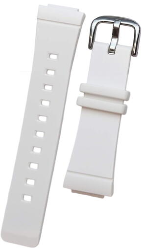 BGA-2510,BGA-2510SP用バンド（ベルト） ■色：白色 ■材質：ウレタン樹脂製(艶なし) ■美錠：シルバー ■「バネ棒」は、付属していません。 　バネ棒を注文の場合は、プルダウンメニューよりバネ棒を選択してください。　