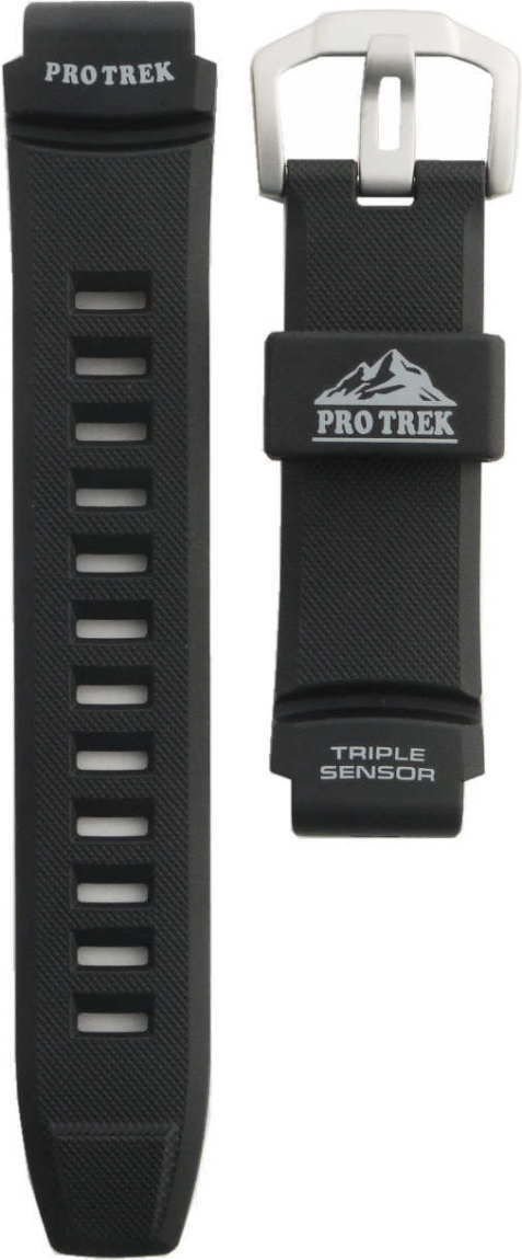 PRW-2000, PRG-200用バンド（ベルト） ※材質：ウレタン樹脂製バンド ※PRG-200と兼用バンドです。 ※PRW-2000T-7用のチタン製バンドが着いている 　モデルにも取り付け可能です。 　その他に必要な部品はありません。 　裏面カバー、パイプ、ネジは、そのまま流用出来ます。 　 　(別売りもしています。） ※PRW-2000CA,PRG-200GB等の一本通しタイプの時計に取り付ける場合は、 　裏面カバーが別途必要になります。 　プルダウンより選択してください。 ※注文時、プルダウンで選択した追加部品代金は合計金額に反映されませんが注文を完了させてください。 　受注時にこちらで部品代金を追加し、送料を0円に訂正いたします。　