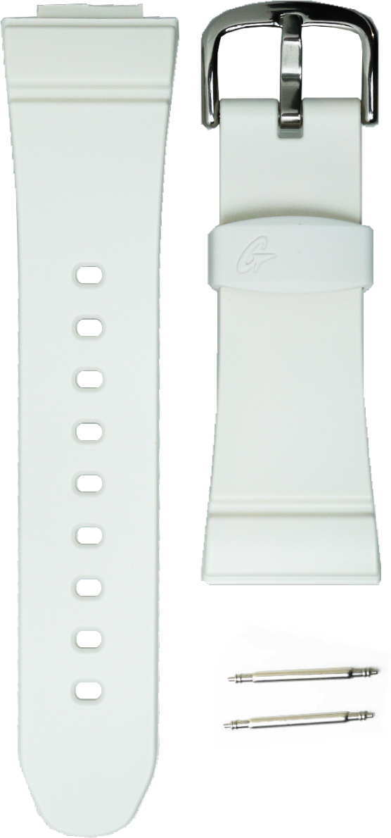 BGD-141-7JF用バンド（ベルト） ※色：白 ※材質：ウレタン樹脂製 ■「バネ棒」は付いていません。 　ご注文の際は、プルダウンメニューより選択してください。　