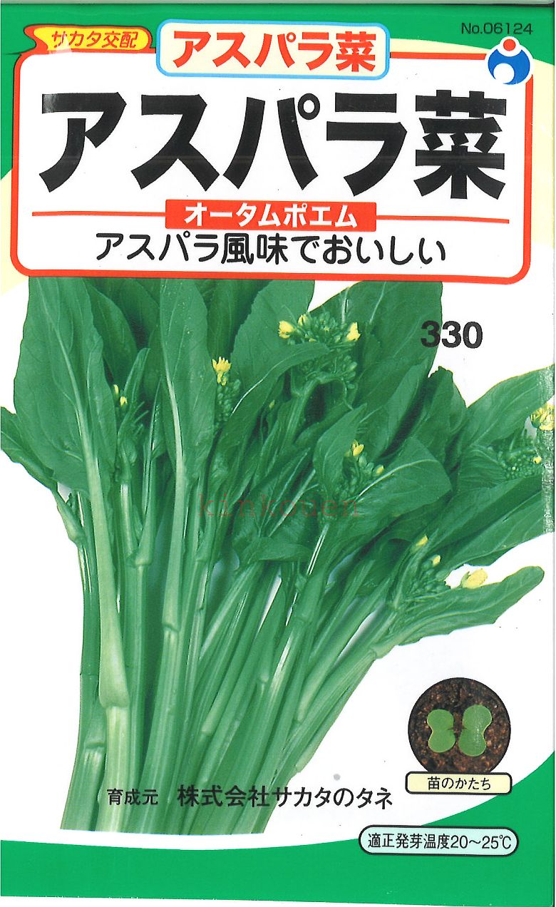 【代引不可】【送料5袋まで80円】◇ seed たね tane 種 種子 タネ □アスパラ菜オータムポエムアスパラ菜の種オータムポエムの種アスパラナの種葉野菜他の種ポイントサカタのタネ■種子 葉野菜 他 種種子 ウタネ 種子 葉野菜 他