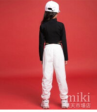 キッズダンス衣装ヒップホップセットアップ子供ダンスパンツダンストップスHIPHOP演出服長袖ジャズダンスステージ衣装練習着おしゃれステージ衣装ガールズジャッズヒップホップ演出服ダンスウェアジュニアjazzDJオシャレ