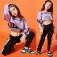 キッズ ダンス衣装 ヒップホップ 子供 ダンスパンツ ダンストップス HIPHOP 演出服 長袖 ジャズダンス ステージ衣装 練習着 おしゃれ ステージ衣装 ガールズ ジャッズ ヒップホップ 演出服 ダンスウェア ジュニア jazz DJ オシャレ