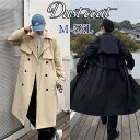 【楽天スーパーSALE半額OFF】トレンチコート メンズ 秋服 春 ロングコート ベルト付き おしゃれ 着痩せ アウター 韓国風 通勤 チェスターコート 防寒 防風 紳士服 人気 男性用 ゆったり 長袖 カジュアル 普段着 送料無料 父の日
