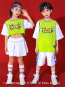 ヘアバンド、靴下おまけ ショットパンツ 男の子 ストリートダンス衣装 ジャズダンス衣装 ヒップホップ キッズ ダンス衣装セットアップ ジュニア ステージ服 練習着 キッズ ダンス 衣装 ヒップホップ キッズ ジャズダンス衣装