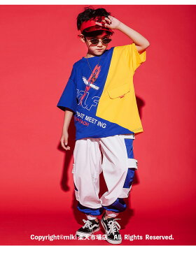 半袖 Tシャツ ズボン キッズセットアップ チアダンス衣装 ヒップホップ チアリーダー 衣装 ジャズダンス 衣装 HIPHOP スカート 体操服 ステージ衣装 可愛い かわいい ユニフォーム チアリーディング 練習着 サルエルパンツ