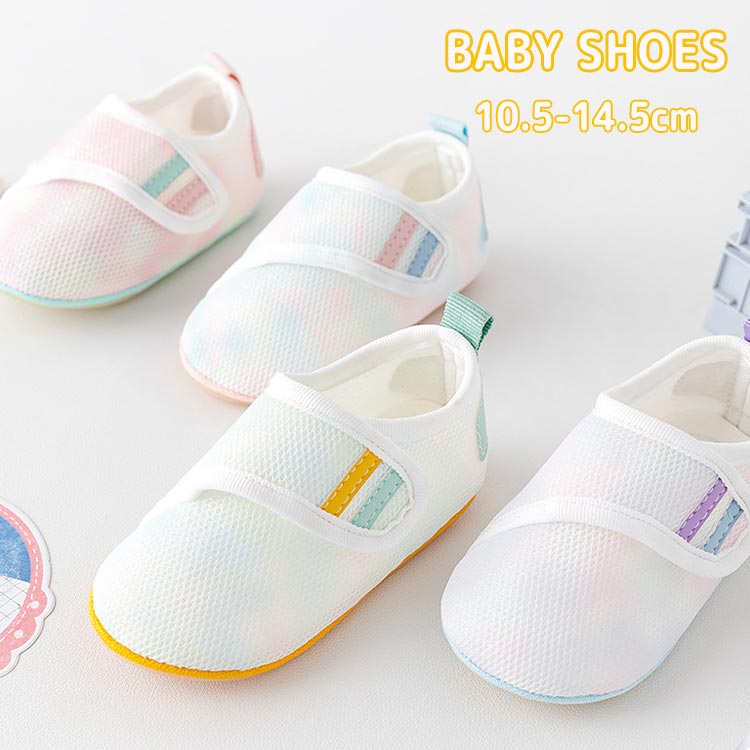 ベビーシューズ キッズ メッシュ 赤ちゃん靴 夏用 通気性 滑り止め コットン シューズ ベビー ファーストシューズ 女の子 男の子 ルームシューズ ベビー靴 ...