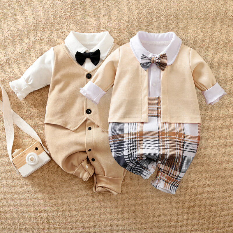 ベビー フォーマル 男の子 ロンパース ベビー服 赤ちゃん用 カバーオール キッズ 子供服 フォーマル 男の子 ロンパース お食い初め 服 男の子 長袖 フォーマルロンパース おしゃれ ベビー服 結婚式 お呼ばれ 出産祝い お宮参り ギフト 記念撮影
