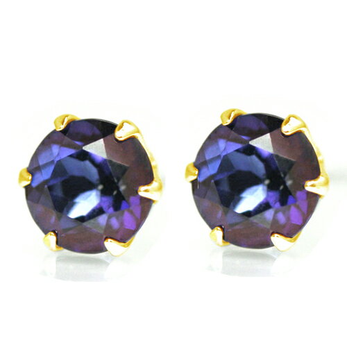 【7/26までクーポンで最大15％OFF】【あす楽対応】セカンドピアス レディース 18K 軸太0.8mm 長さ12mm ゴールド・パヴォーネ 18金 K18 ピーコックムーントパーズ カラートパーズ ミスティックトパーズ 大粒 スタッド 華奢 シ