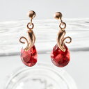 【3日以内出荷】 ガーネット K10ピンクゴールド ピアス ・コロエリーナ 10K 10金 日本製