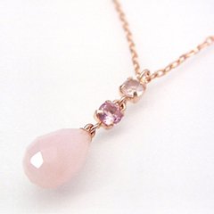 【ピンクオパール×ピンクゴールドネックレス・レアニカ】
