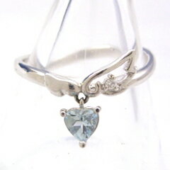 【アクアマリン×ダイヤモンドリング・モアナラーニ】