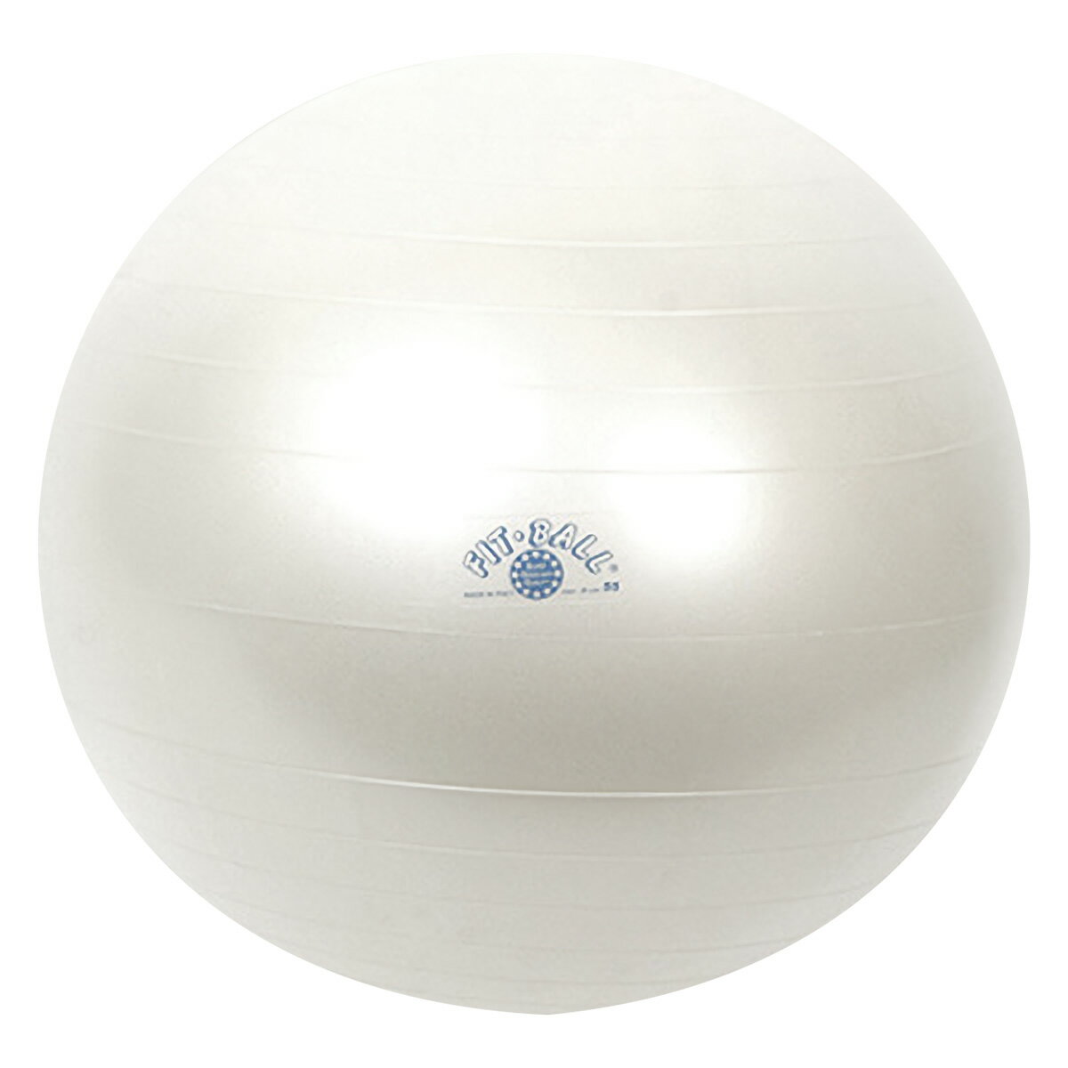ギムニク バランスボール フィットボール 55cm パールホワイト 耐荷重300kg トレーニングボール エクササイズボール …