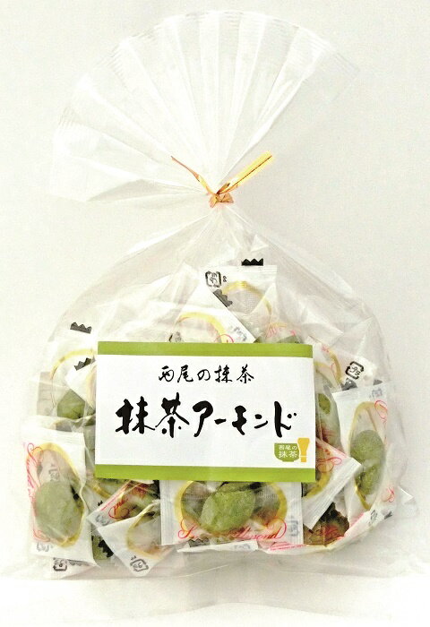 名称：菓子 原材料名：アーモンド、全粉乳、粉糖、ショートニング(大豆由来)、抹茶 内容量：85g 賞味期限：商品裏面へ表示 保存方法：高温・多湿をさけ、低温にて保存してください。開封後は、賞味期限にかかわらず早めにお召し上がりください。 製造者：百崎製菓株式会社　神奈川県横浜市金沢区幸浦2-15-2茶道用高級抹茶を使用し、抹茶ミルクで上質なアーモンドを包みました。一つ食べたらとまらないおいしさです。ちょっとした手土産やプチギフトにもどうぞ。