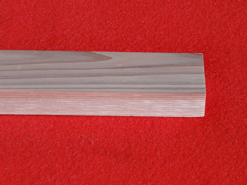 工作用にぴったり!! お手軽サイズで木と触れ合おう!!杉(スギ)角材 群馬県産木材【長さ90.0cm×厚さ2.4cm×巾4.5cm】無垢材 人工乾燥材 [3]