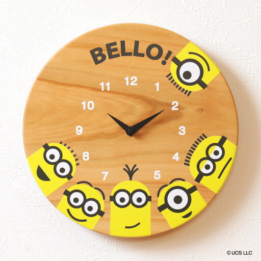 ミニオン ミニオンズ minions minion 木の時計 置き時計 掛け時計 お祝い プレゼント ギフト キャラクター おしゃれ 【ミニオン CC200MN シュウGO】 ミニオン ミニオンズ minions minion 木の時計 置き時計 掛け時計 お祝い プレゼント ギフト キャラクター おしゃれ 【ミニオン CC200MN シュウGO】