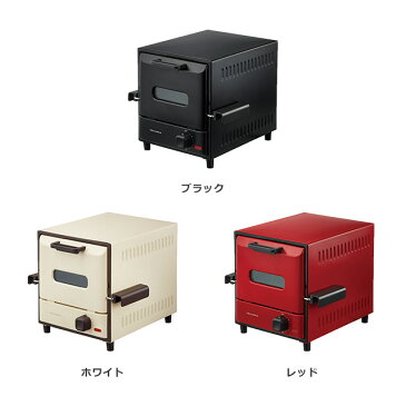 オーブントースター recolte レコルト Slide Rack Oven Delicat スライドラック オーブン デリカ RSR-1 レッド ブラウン ホワイト トースト 食パン コンパクト 小型 縦型