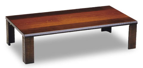 テーブル ローテーブル 座卓 軽量黒部 幅150cm 折りたたみ 軽い ブラウン 天然木 ケヤキ 国産 日本製【smtb-KD】