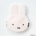 【海外販売NG】ミッフィー「BRUNA FACE FUR/ダイカットポーチ(ピンク)」