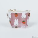 【海外販売NG】ミッフィー「MIFFY RED FRUITS/ミニミニポーチ(ピンク)」