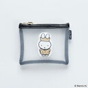 【海外販売NG】ミッフィー「MIFFY GOLD/ミニフラットポーチ(ドット)」