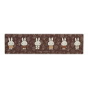 【海外販売NG】ミッフィー「ラインアート/PVCロングマット(45×180cm)」