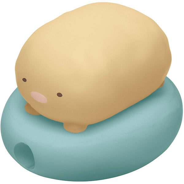 San-X すみっコぐらし「携帯電話アイテム/ごろごろケーブルマスコット(とんかつ)(FR71003)」