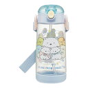 San-X すみっコぐらし「しろくまのふるさと/ワンプッシュストローボトル 480ml」