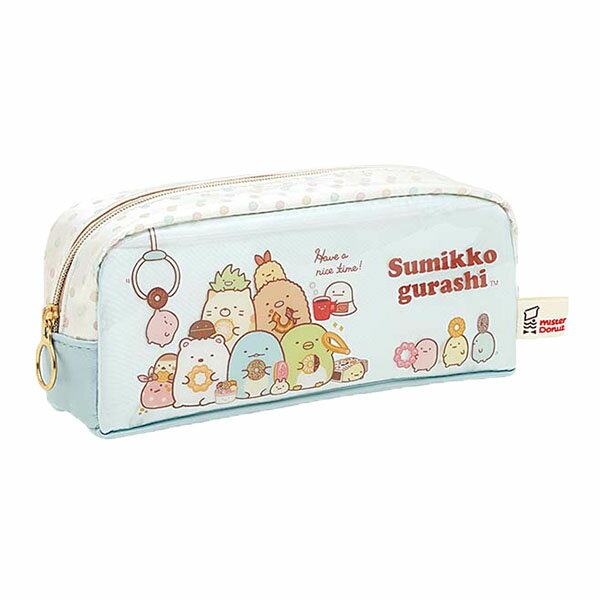 【海外販売NG】San-X すみっコぐらし「ミスタードーナツ×すみっコぐらし/ペンポーチ(PT14601)」