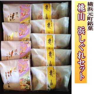 【浜しぐれ4個桃山5個セット】【送料無料】
