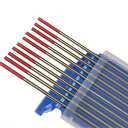 TIG 溶接用 タングステン電極棒 トリタン WT20 線径:2.4mm 10本 長さ150mm