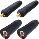 溶接ケーブルジョイントクイックコネクタペア DINSE スタイル 100Amp-200Amp DKJ10-25 DKZ10-25 SQ-MM (#6-#4) オ...