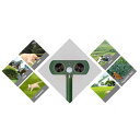 ソーラー動物追い払い器 赤外線超音波可変周波数電子犬追い払い器