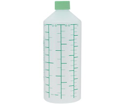 20260-030・(*)【K投薬瓶500mL・竹フタ 緑字 1箱50本入】