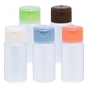 金鵄製作所【NK投薬瓶 30mL 目盛印刷なし ワンタッチキャップ ※フタ色は水(スカイブルー)・茶(ブラウン)・ピンク・竹(ライトグリーン)・白(ホワイト)からお選び下さい 1箱(200本入) B3150-900】 水剤瓶 お薬ボトル プラスチックボトル 入れ替えボトル 半透明