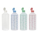 金鵄製作所【K投薬瓶 500mL ワンタッチキャップ 1箱(50本入) ※4種のカラーバリエーションからお選び下さい<白(ホワイト)・水(スカイブルー)・竹(ライトグリーン)・ピンク> 23260】 水剤瓶 水剤用容器 おくすりボトル 内服用投薬瓶 大容量投薬瓶 500ccボトル