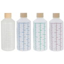 金鵄製作所【K投薬瓶 400mL セーフティキャップ(誤飲防止キャップ) 内用ラベル付き 1箱(50本入) ※目盛は4色からお選び下さい<白色・青色・緑色・赤色> 24250】 水剤瓶 水剤用容器 おくすりボトル 内服用投薬瓶 大容量投薬瓶 小児用投薬瓶 400ccボトル