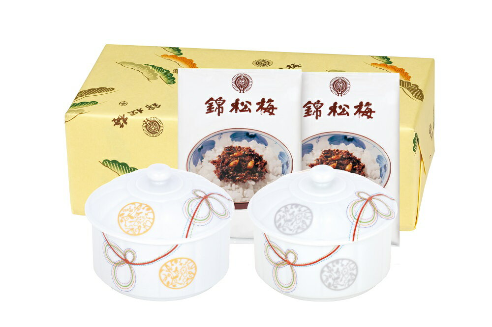 Rakuten - 錦松梅 有田焼容器入（佃煮ふりかけ80g×2袋）