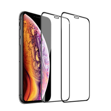 二枚セット iPhone12/iPhone12Pro/iPhone12Promax/iPhone SE 第2世代 (2020) /iPhone X/iPhone XS/iPhone XSMAX/iPhone11/iPhone11pro/iPhone11proMax/iPhoneXR 3D ブラック枠 強化ガラス保護フィルム 3D Touch対応 ガラスフィルム 3D 強化液晶保護ガラスフィルム