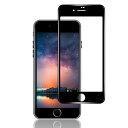 iPhone6/6S　3Dカラー ブラック、ホワイト選択可能強化ガラス液晶保護フィルム