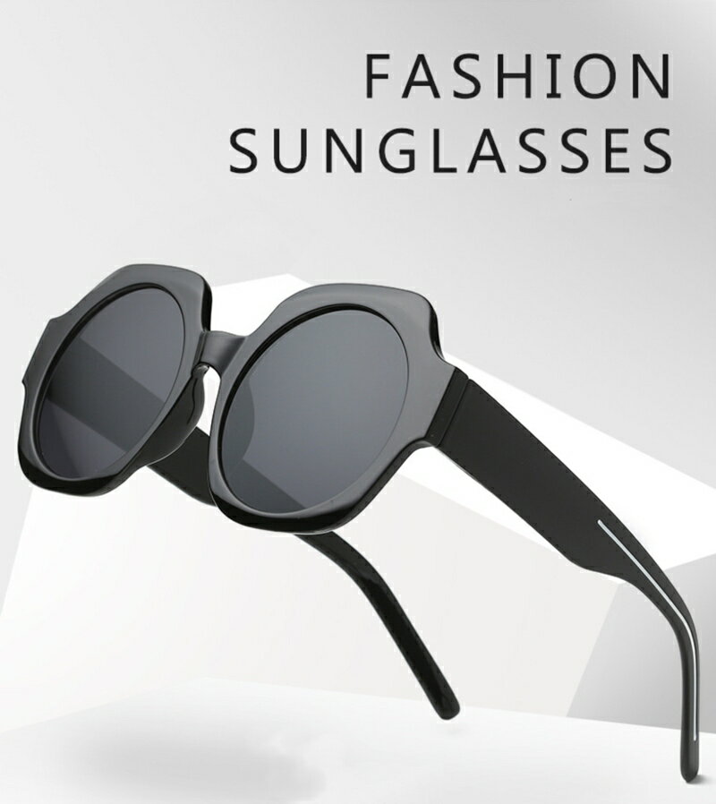 【送料無料】サングラス レディース uvカット スポーツ 大きめ 黒 カラーレンズ おしゃれ ケース付き メガネ 黒ぶち サングラス 軽型