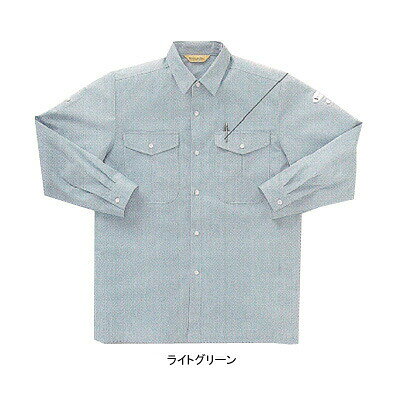 作業服 AD019S〜LL4L〜5L他のサイズを選ぶ●●商品説明●オールシーズン●素材：綿85％・ポリエステル15％●男女兼用、ブルー系●サイズ：S（着丈/69、肩巾/42、袖丈/53、胸囲/100）、M（着丈/72、肩巾/44、袖丈/55、胸囲/105）、L（着丈/75、肩巾/46、袖丈/57、胸囲/110）、LL（着丈/78、肩巾/48、袖丈/59、胸囲/115）、XL（着丈/78、肩巾/50、袖丈/61、胸囲/120）、4L（着丈/80、肩巾/52、袖丈/63、胸囲/125）、5L（着丈/80、肩巾/54、袖丈/65、胸囲/130）●カラー：ライトグリーン、レッド、グリーン、ブルー●機能：左胸ペン差し付、野帳ポケット、ロールアップ式●ボタン/プラスチック商品仕様●耐久性をカジュアルに着こなすダンガリーシャツ。●ユニチカパルパーダンガリー：ユニフォームの機能を徹底的に追求した「パルパー」織物は、ポリエステルを上質のコットンで包みこんだじつにユニークなコアヤーン使いです。引裂、磨耗に強い丈夫さとソフトな肌ざわり。まさにユニフォーム用素材に適した数々の特長をそなえています。1001019コーディネイト商品半袖シャツAD010