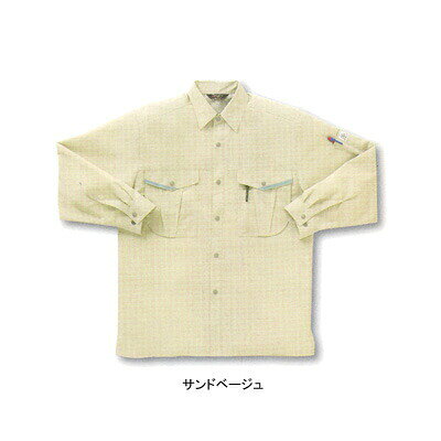作業服 AD10019S〜LLXL他のサイズを選ぶ●●商品説明●オールシーズン●素材：ポリエステル55％・綿45％（ペット混率55％）●再生PET繊維50％以上、グリーン購入法対応商品、男女兼用、帯電防止素材、ストレッチ、防縮・防止ワン、軽涼、帯電防止素材、ベージュ系●サイズ：S（着丈/71、肩巾/44、袖丈/53、胸囲/106）、M（着丈/73、肩巾/46、袖丈/55、胸囲/110）、L（着丈/75、肩巾/48、袖丈/57、胸囲/114）、LL（着丈/77、肩巾/50、袖丈/59、胸囲/118）、XL（着丈/79、肩巾/52、袖丈/61、胸囲/122）、4L（着丈/81、肩巾/54、袖丈/59、胸囲/130）、5L（着丈/81、肩巾/56、袖丈/59、胸囲/138）●カラー：サンドベージュ、アクアグリーン、アイスブルー、オーロラブルー●機能：右胸ポケット内携帯電話ループ、左胸ペン差し付、左袖ペン差し付、背裏メッシュ＋サンイオネステープ付、脇スリット入り、袖ロールアップ式、カフス調整ボタン●ボタン/プラスチック●エコマーク付（左袖）商品仕様●ソフトな着心地のリサイクルウェア。マイナスイオンで、健康面もサポート。●パルパーエコ：ユニフォームの機能を徹底的に追求した「パルパーエコ」は、再生ポリエステルを上質のコットンで包みこんだ次世代素材です。●肌にやさしく、着心地がソフト。●ストレッチ性（ヨコ伸び）に優れています。●メガーナ使いのため制電性に優れています。100110019コーディネイト商品半袖ブルゾンAD10010長袖ブルゾンAD10011ツータックパンツAD10014ツータックカーゴパンツAD10015半袖シャツAD10017レディースツータックパンツAD10018