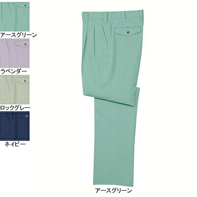 自重堂 作業服 40601 ストレッチツータックパンツ W70-W88 秋冬用 作業ズボン 作業...