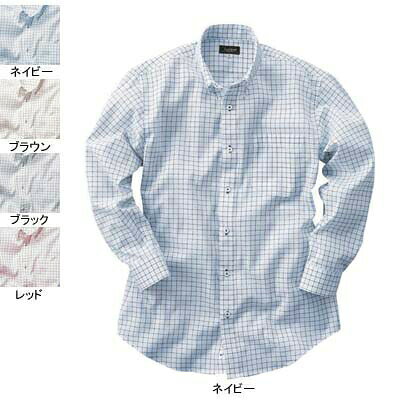 Long-Sleeved - サービス・アミューズメント サンエス 作業服 JB55541 メンズ長袖シャツ(全4色) XL(＝3L＝EL)サイズ 作業着 ワークウェア かっこいい メンズ