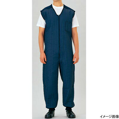 商品説明●秋冬用●素材：表/ナイロン100％、裏/中綿キルト●サイズ：M(総丈/144、胸囲/104、股下/68)、L(総丈/148、胸囲/108、股下/70)、LL(総丈/152、胸囲/112、股下/72)、XL(総丈/155、胸囲/116、股下/72)、4L(総丈/158、胸囲/120、股下/74)●※後ファスナー付商品仕様1006880　