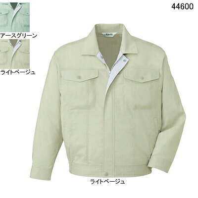 Rakuten - 自重堂 作業服 44600 エコストレッチ長袖ブルゾン S-LL 春夏用 作業着 メンズ ワークウェア jichodo かっこいい