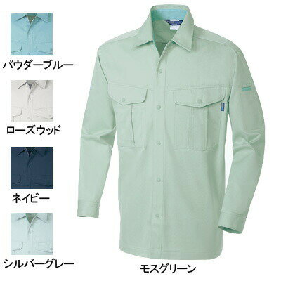 桑和 SOWA オールシーズン 作業服 作業着 4225 エコ長袖シャツ 5L メンズ ソーワ ワークウェア