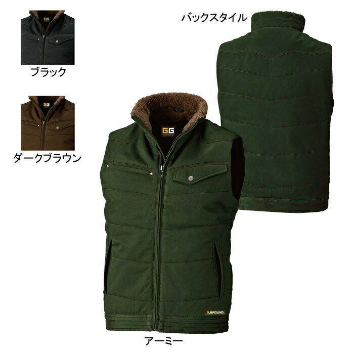 桑和 SOWA 作業服 作業着 防寒着 秋冬用 5506 防寒ベスト 6L メンズ ソーワ ワーク...