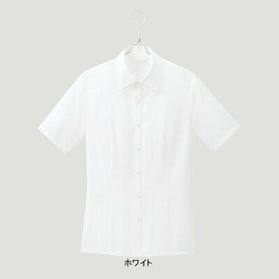 事務服・制服・オフィスウェア ピエ B2610-01 半袖ブラウス 5号-15号